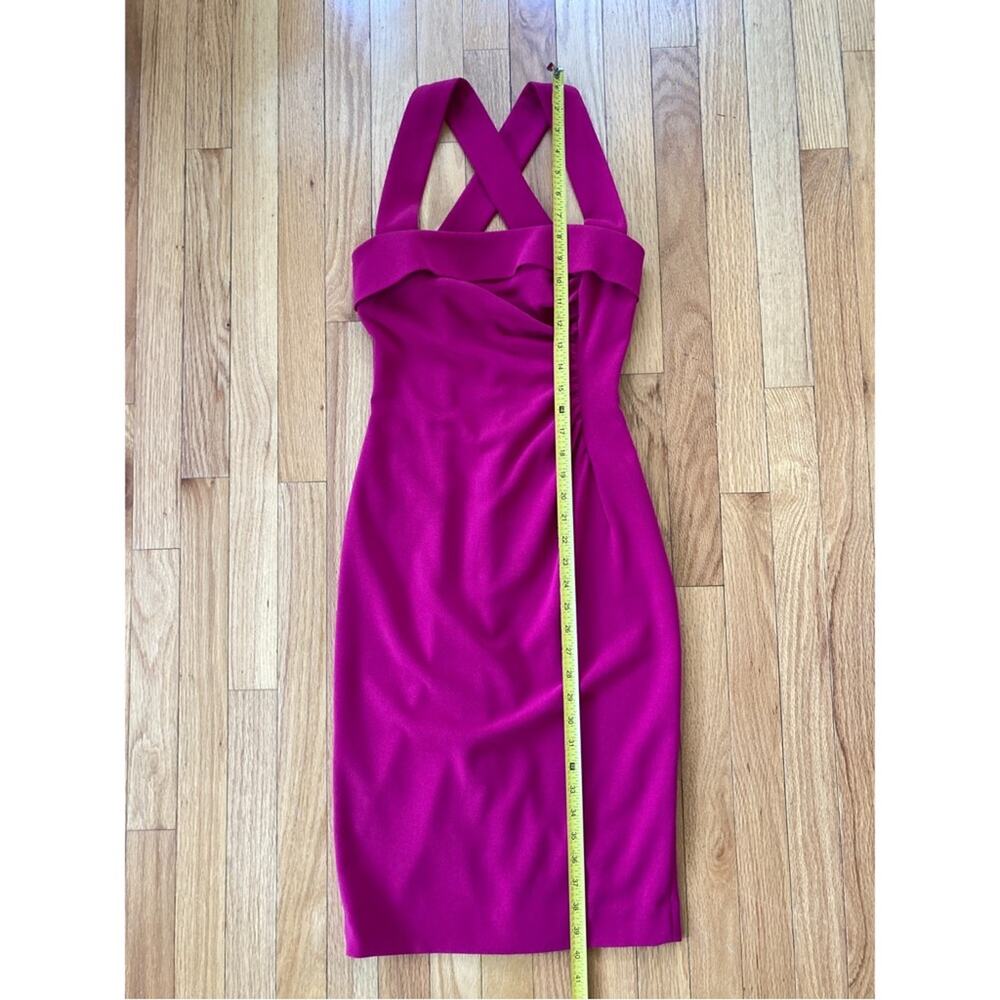 L.K. Bennett Dress Fuchsia Women's Size 2 - Picture 10 of 11